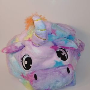child's unicorn hooded robe